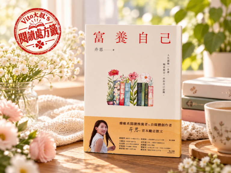 卉恩《富養自己》書封，Vito大叔閱讀處方籤