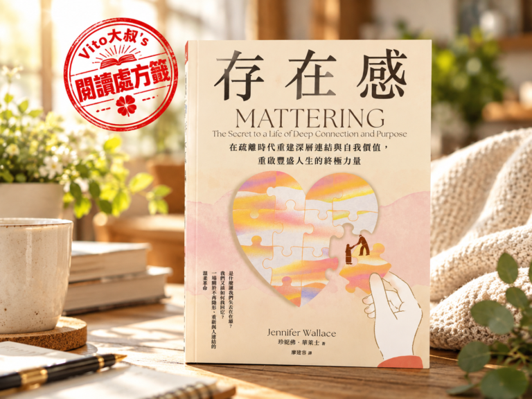 珍妮佛・華萊士《存在感》書封，Vito大叔閱讀處方籤